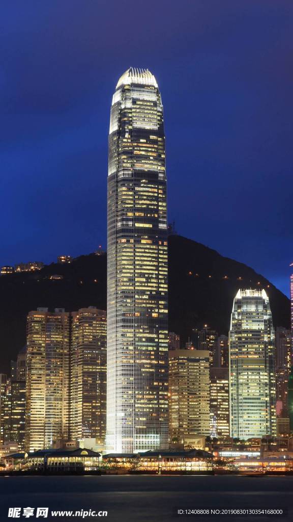 高楼灯光