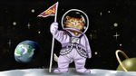 卡通宇宙梦幻插画
