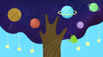外太空宇宙插画
