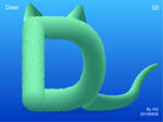 AI制作3D毛绒字母