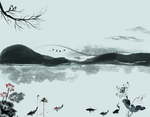 水墨画