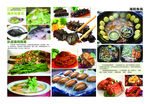 海鲜菜单 宣传页 特产 海产品