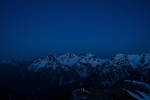 雪峰 山顶 星空 冬季 积雪