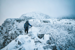 雪花 雪 结冰 攀登 山峰