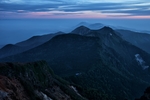 云海 云 火烧云 夜幕 山