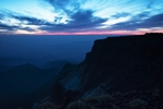 云海 云 火烧云 夜幕 山