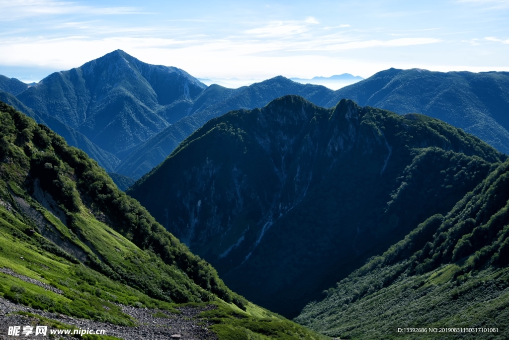 云 山峰 山 山川 山脉