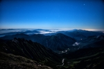 夜幕 星空 蓝天 山川 云海