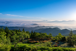 山脉 云海 阳光 光芒 山顶