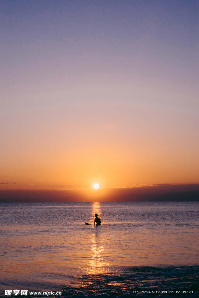 海边 晚霞 大海 落日