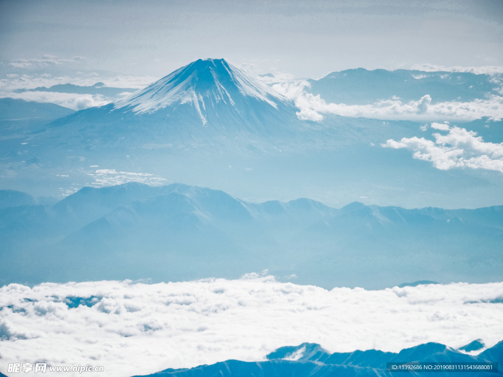 云海 山峰 山脉 白色 阳光