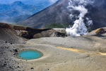 火山 蒸汽 地热 山脉