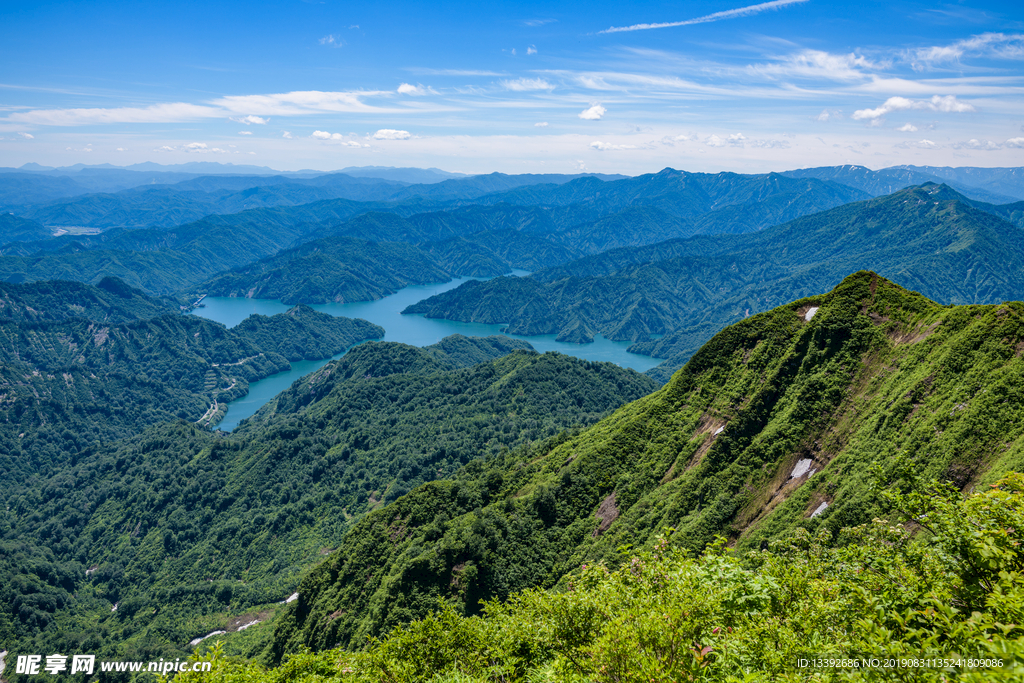 山川 云海 河流 碧蓝