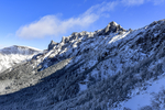 雪峰 山脉 积雪 山顶