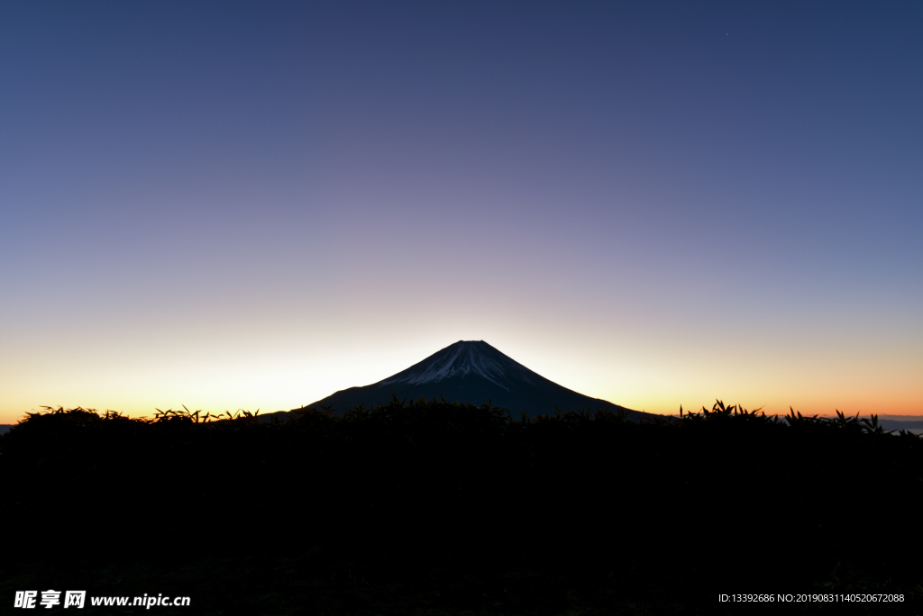 富士山 清晨 日出