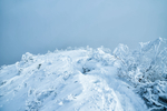 冬日 山顶 积雪 雪峰