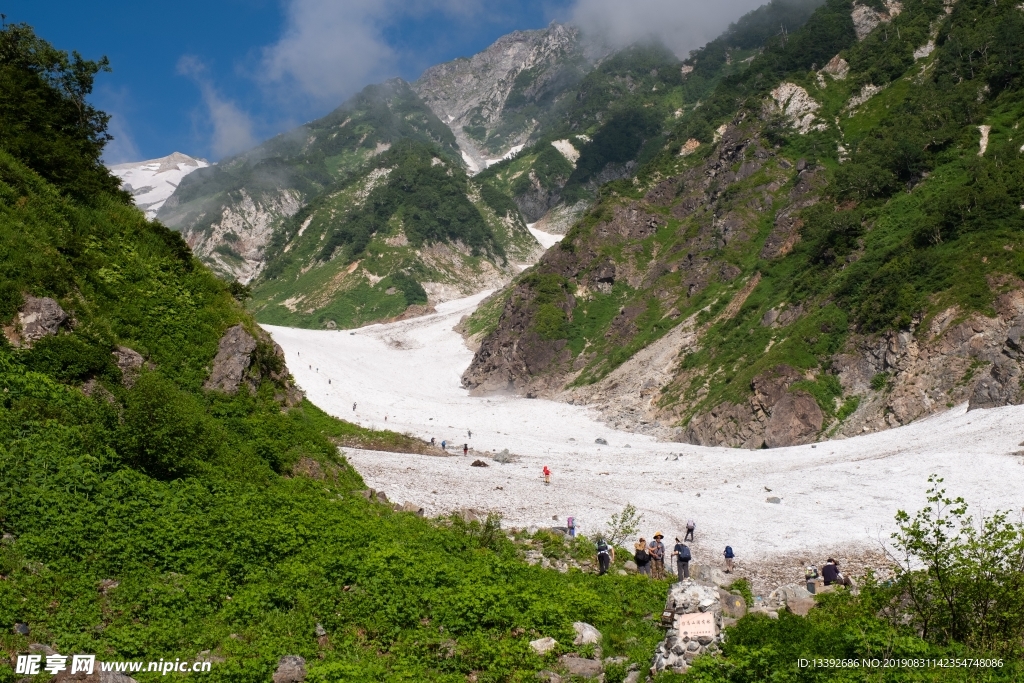 攀登峰顶 山川 积雪