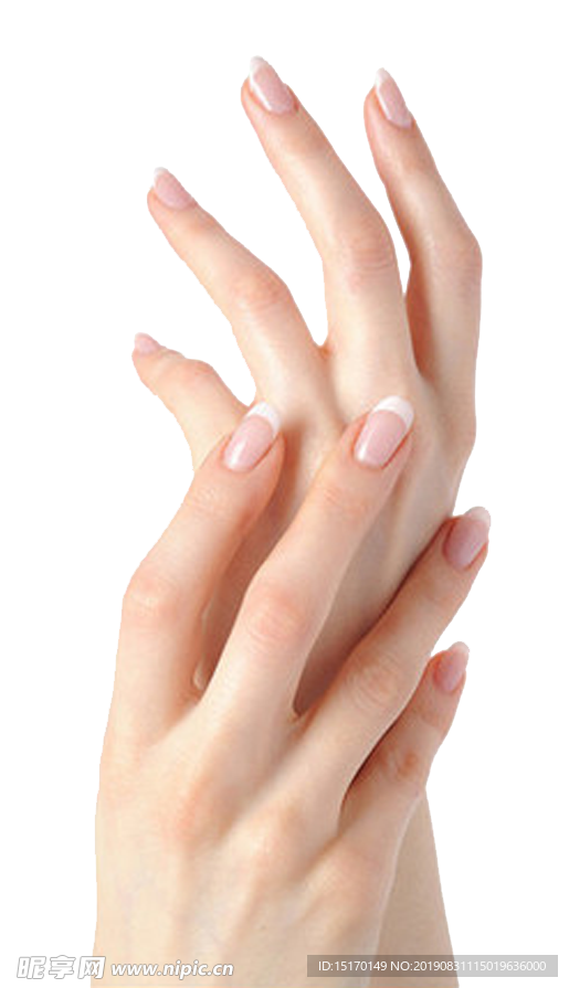 女人手透明图素材