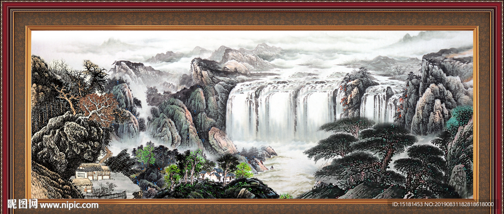 聚宝盆山水