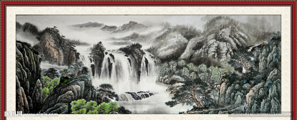 聚宝盆山水