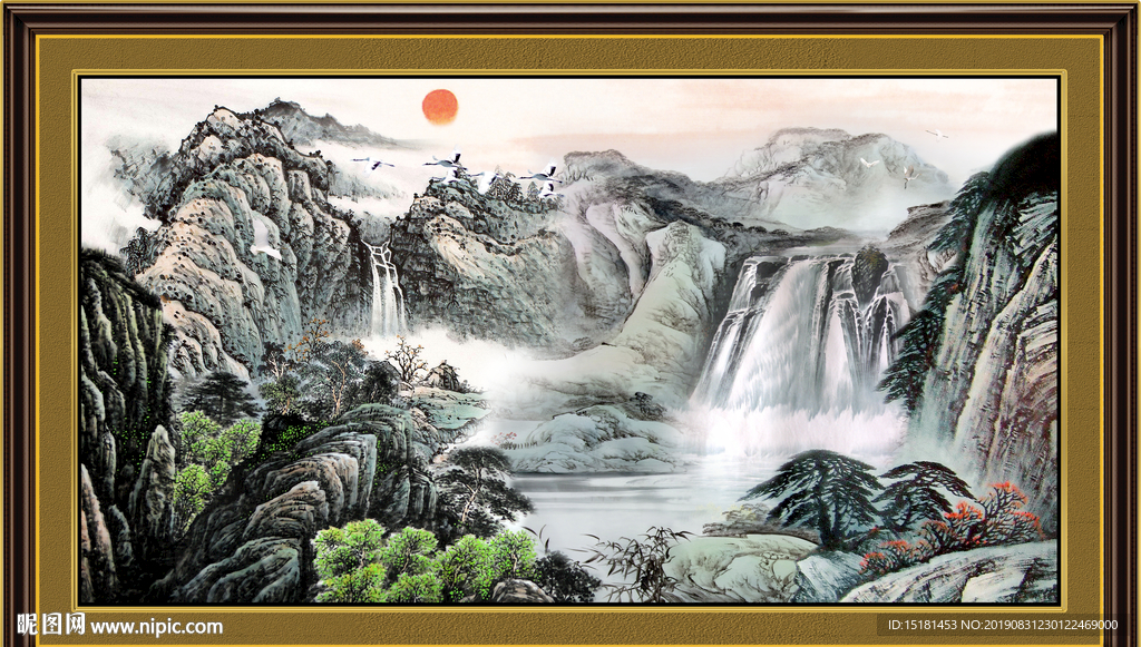 山水风景图