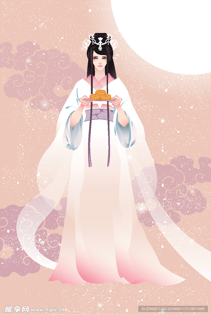 古风人物女子绘画