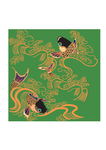 复古花纹底纹图案