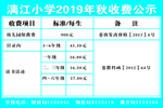 收费公示栏