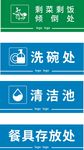 食堂标识