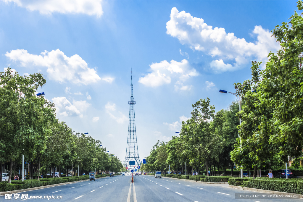 电视塔 辛集 公路 高速 风景