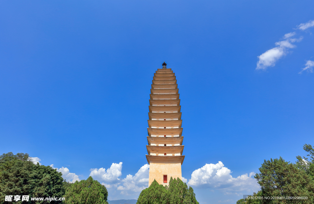 云南大理崇圣寺千层塔