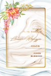 香槟色婚礼水牌