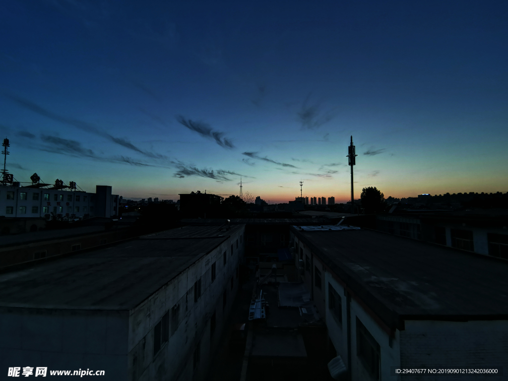 夜景   夜拍 落日  余晖