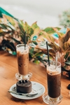 奶茶背景素材