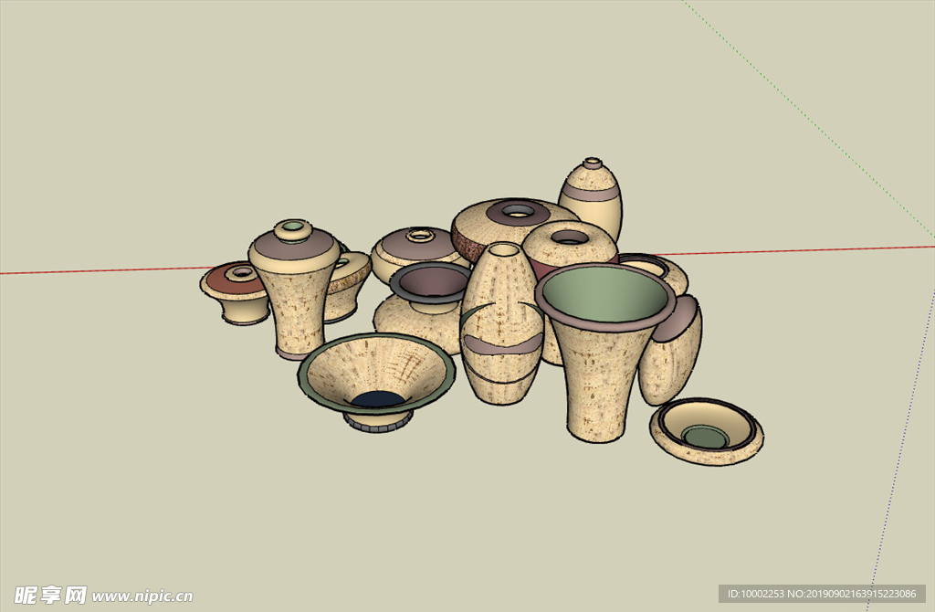 陶器模型