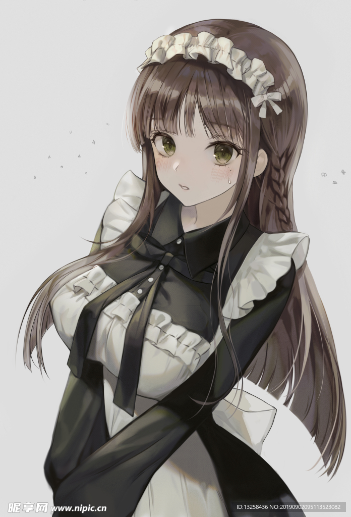 女孩卡通插画动漫人物