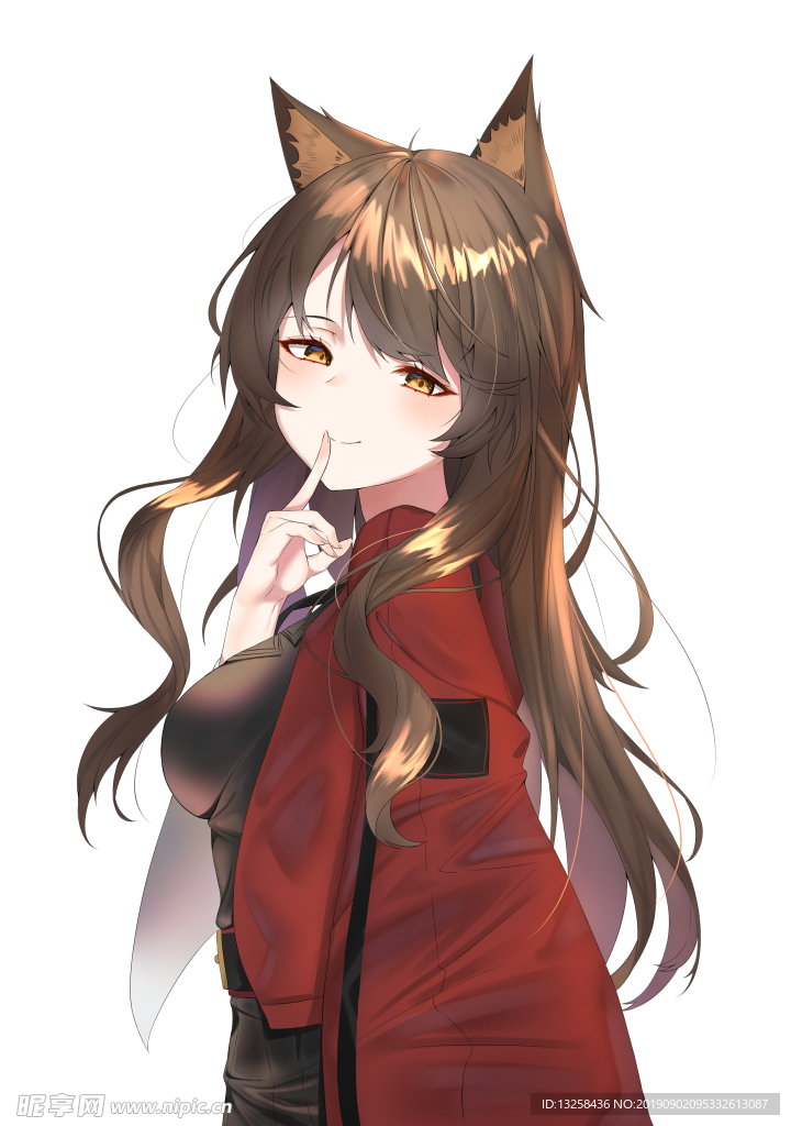女孩卡通插画动漫人物