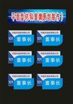 单位科室牌