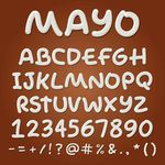 牛奶字母数字