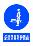 必须穿戴防护用品