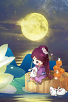 梦幻 星空 神话 少女 爱情