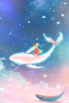 梦幻 星空 神话 少女 爱情
