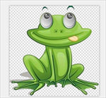 卡通青蛙 免扣 PNG 透明背