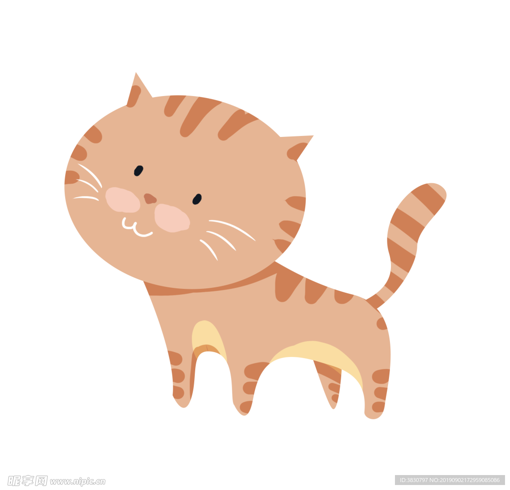 猫 粉色猫 卡通设计图__动漫人物_动漫动画_设计图库_昵图网nipic.com