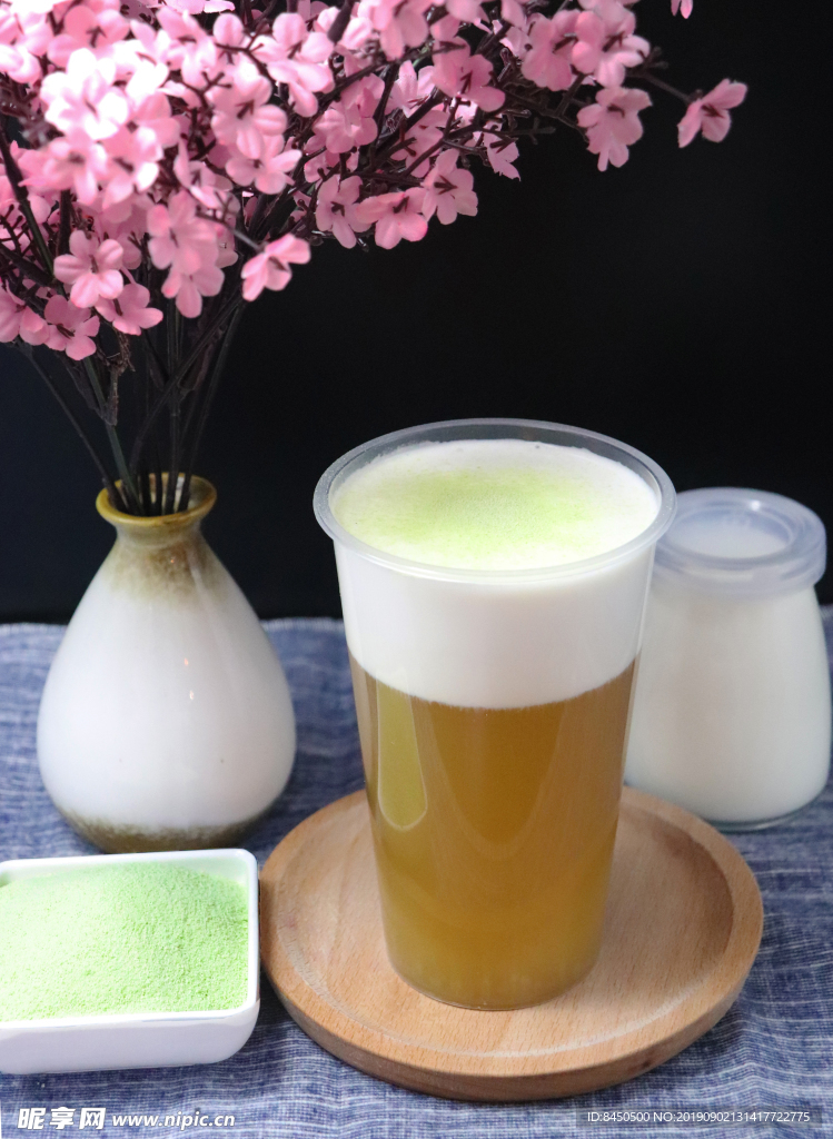 抹茶芝士奶盖