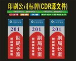 科室牌时尚平面挂牌