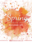spring喷溅水彩