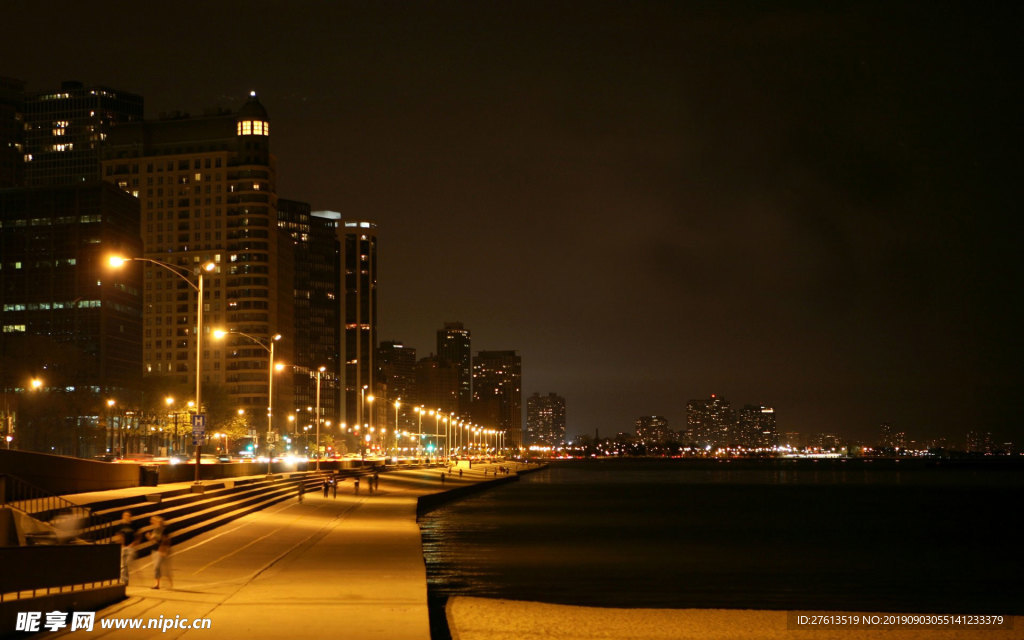 迷人的都市夜景图片