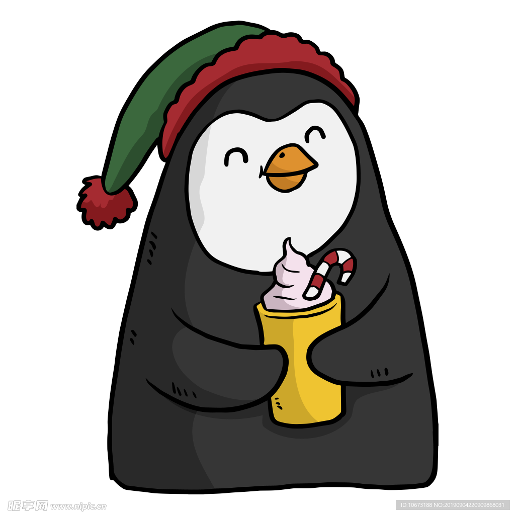 卡通企鹅