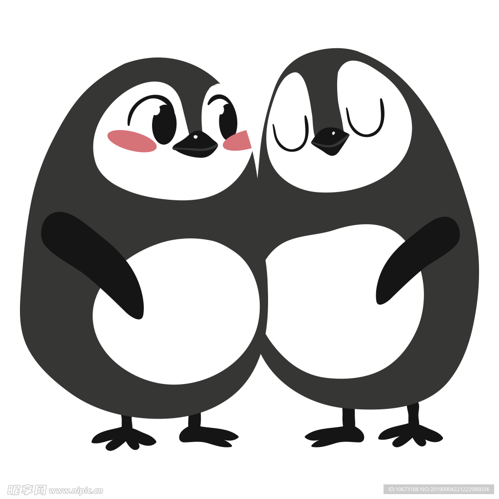 卡通企鹅